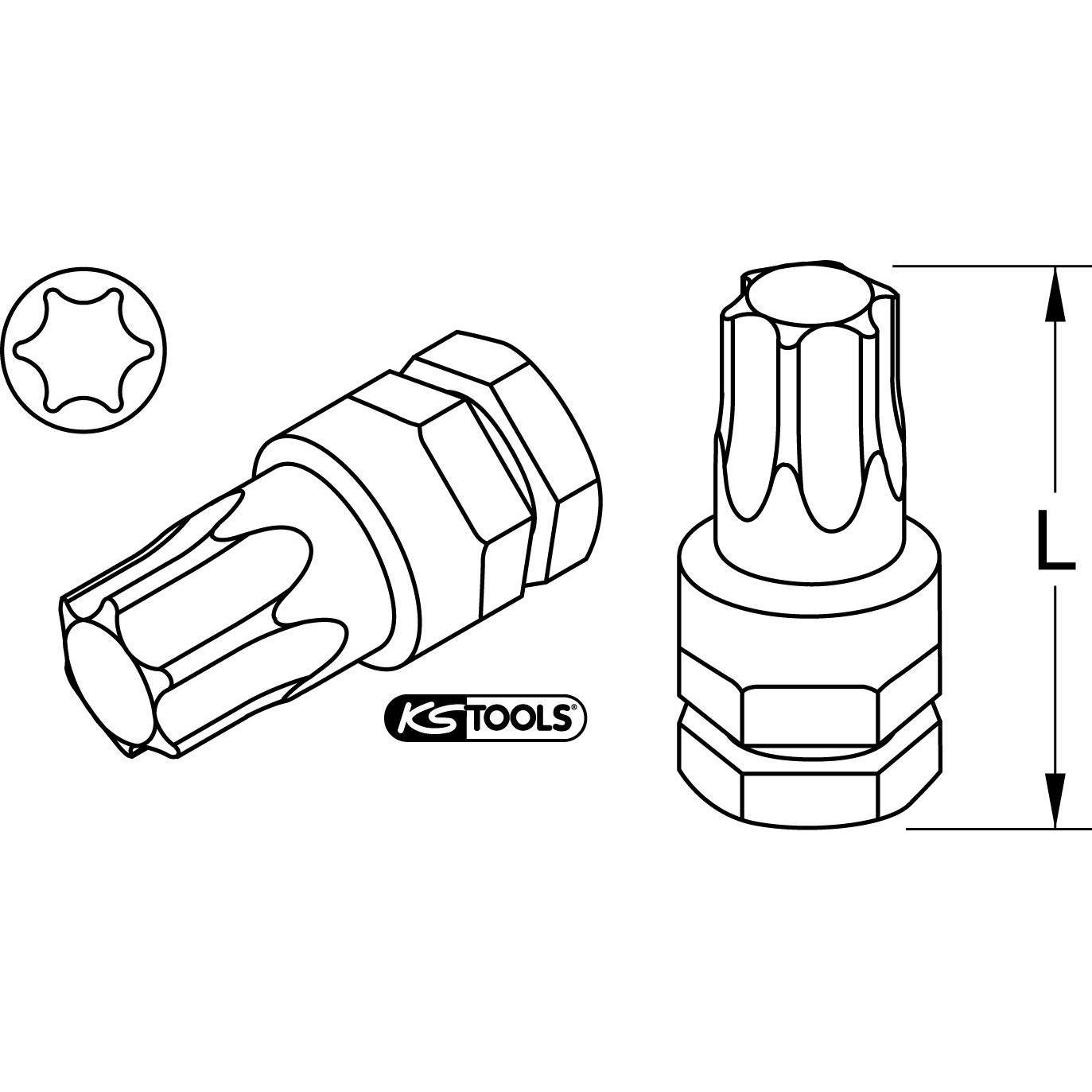 Thumbnail - KS Tools, Bits, 503.8171 (T10)