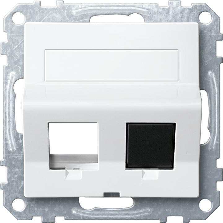 Image du produit Merten Insert Mod-Jack 2f Système M polws glz MEG4568-0319