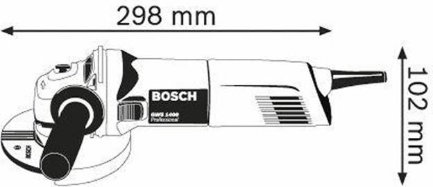 Actual product image Bosch Professional Gws 1400 (125 mm)