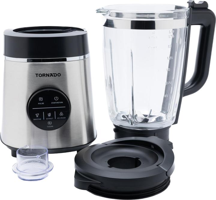 Produktbild Tornado Blender 1400W, Smoothie Maker, 1.75L Glass Jar, Stainless Steel (1400 W)