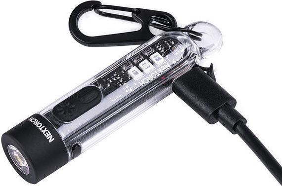 Actual product image Nextorch LED-Schlüsselanhänger mit Strobe, 365nm UV, 700 Lumen (inkl. Akku) (7.30 cm, 700 lm)