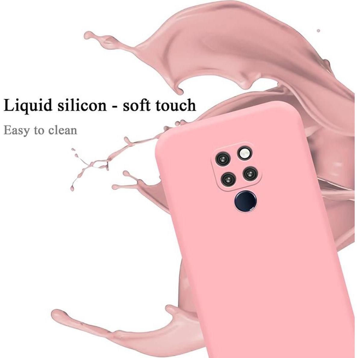 Thumbnail - Cadorabo TPU Liquid Silicone Case Cover (Huawei Mate 20), Smartphone Hülle, Rosa
