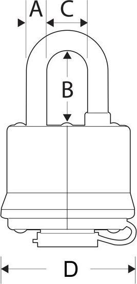 Actual product image Master Lock Padlock