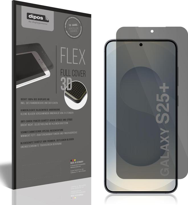 Actual product image Dipos Privacy Screen Protector Full Cover (1 Piece, Samsung Galaxy S25+)