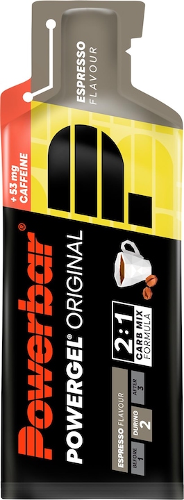Actual product image Powerbar PowerGel Original (Espresso, Caffeine, 24 pcs., 984 g)
