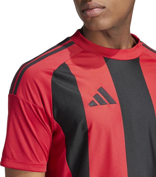 Actual product image No Name Koszulka męska adidas Striped 24 Jersey czerwono-czarna IW4556 M (M)