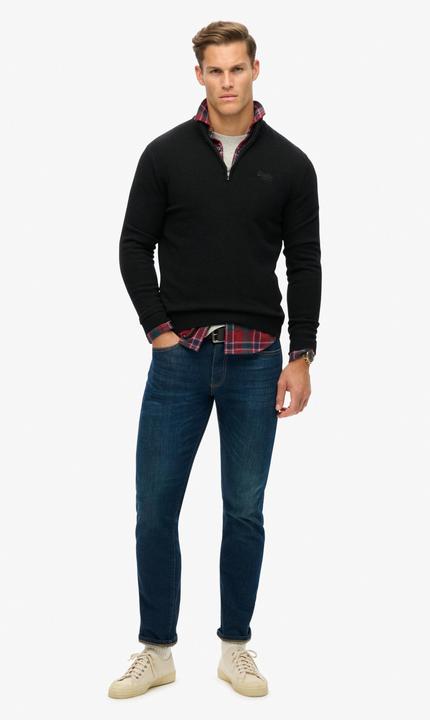 Image du produit Superdry Pull en maille brodée à col camionneur Essential (L)