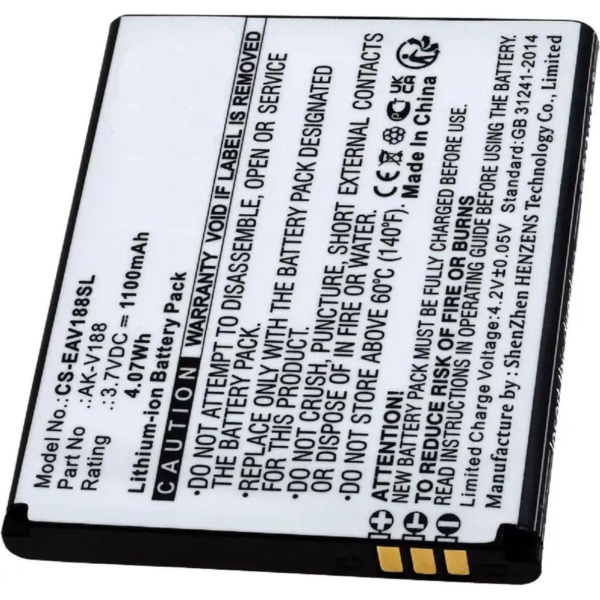 AGI Akku kompatibel mit Emporia AK-V188, Smartphone Akku