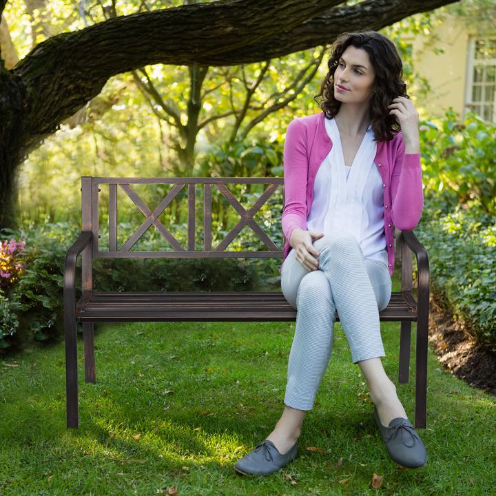 Produktbild Relaxdays Gartenbank