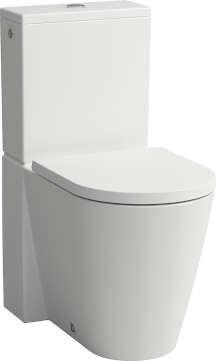 Actual product image Laufen Floor-standing WC combination KARTELL deep rim for cistern white matt