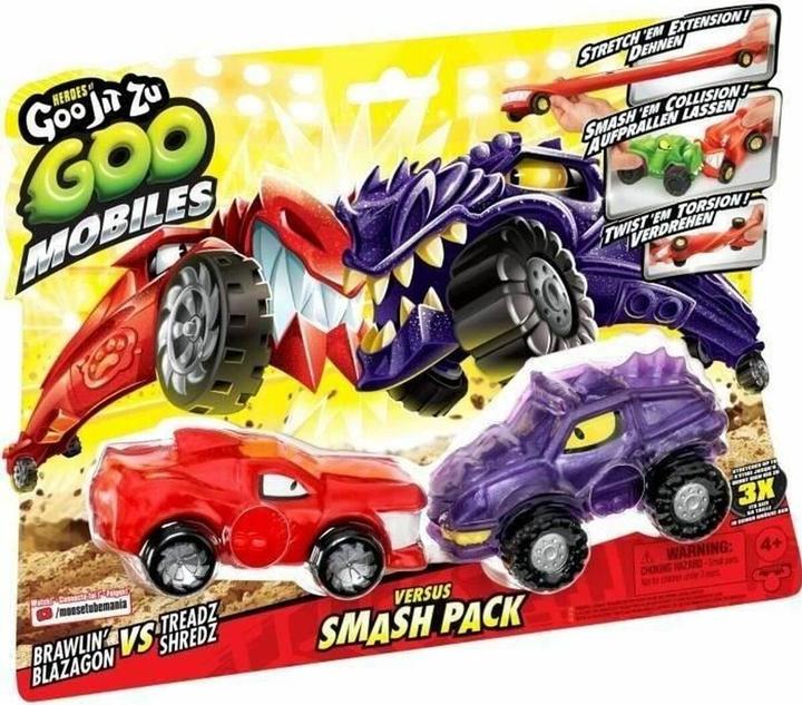 Actual product image Goo Jit Zu HEROES OF Goo Mobiles Smash up versus pack