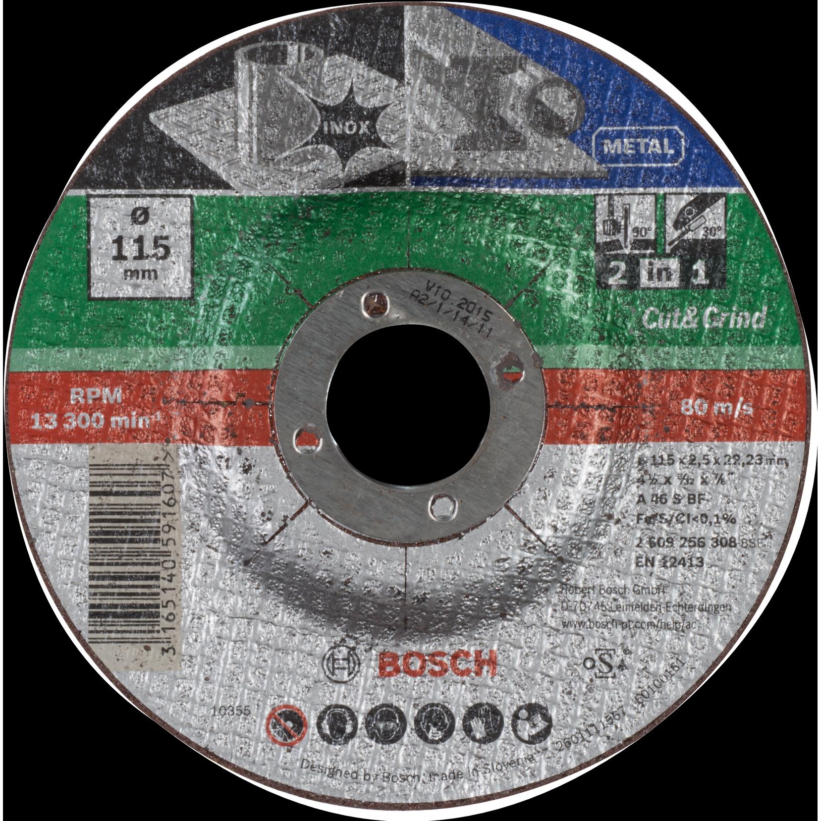 Bosch Zubehör, Sägeblatt, Trennscheibe 2-in-1 D= 115 mm