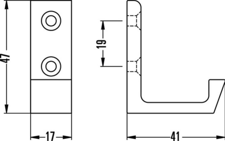 Actual product image Hermeta Coat hook