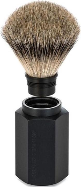 Produktbild Mühle HEXAGON Rasierpinsel mit Silberspitz Graphite (Rasierpinsel)