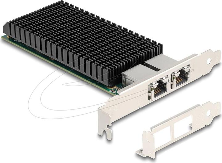 Actual product image Delock PCI Express x8 Netzwerkkarte 10 Gigabit LAN 2 x RJ45 (PCI-E x8)