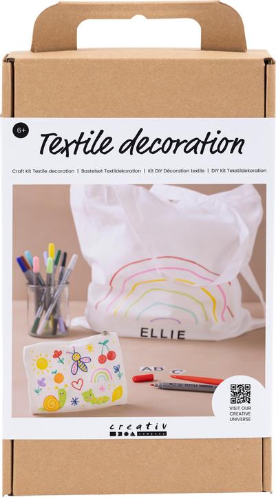 Immagine prodotto Creativ Company Set artigianale di decorazione tessile Borsa, borsetta