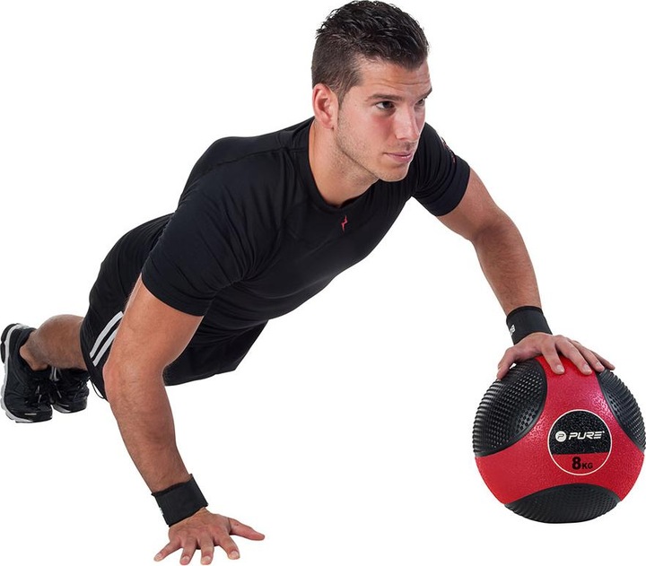 Actual product image Pure2improve Medicine ball (8 kg, 200 mm)