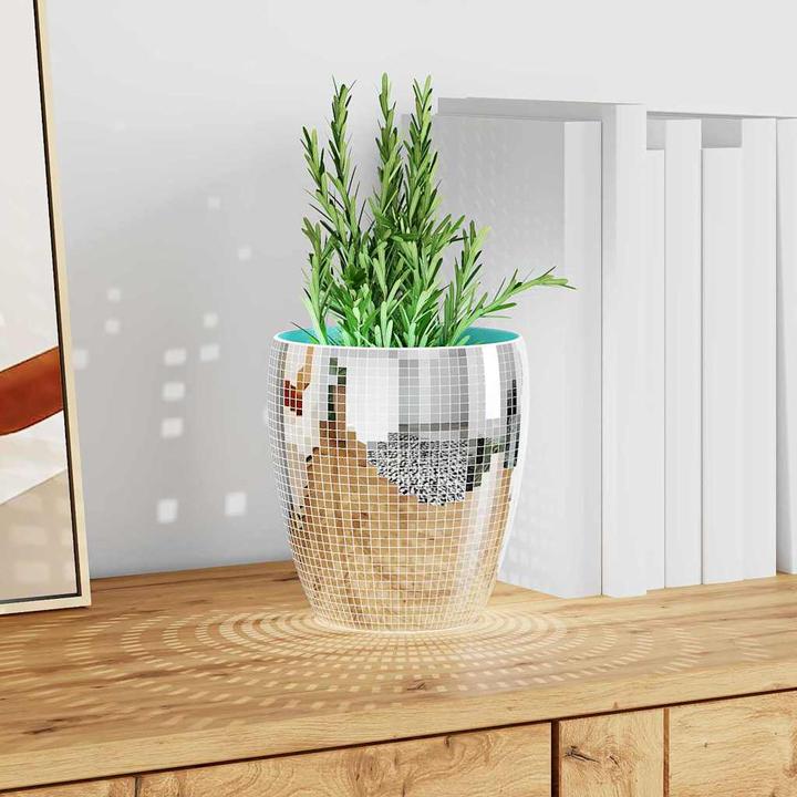 Actual product image vidaXL Spiegel-Trennwand (100 x 4 cm)