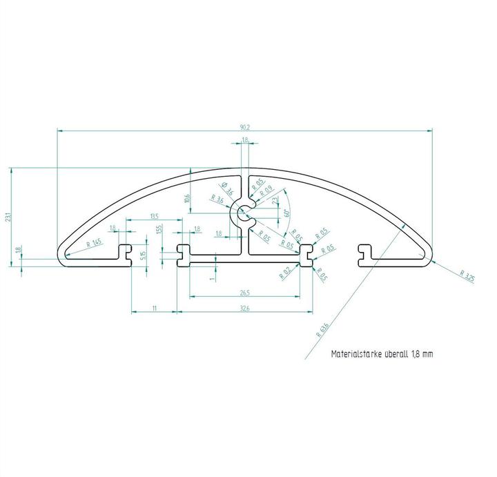 Produktbild Bachmann Easy-Bridge - Kabel-Floor-Guard - 1 m (Kabelbrücke, Kabelkanal, 100 cm)