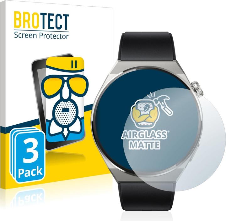 Produktbild BROTECT AirGlass Panzerglasfolie Matt (Watch GT 3 Pro)