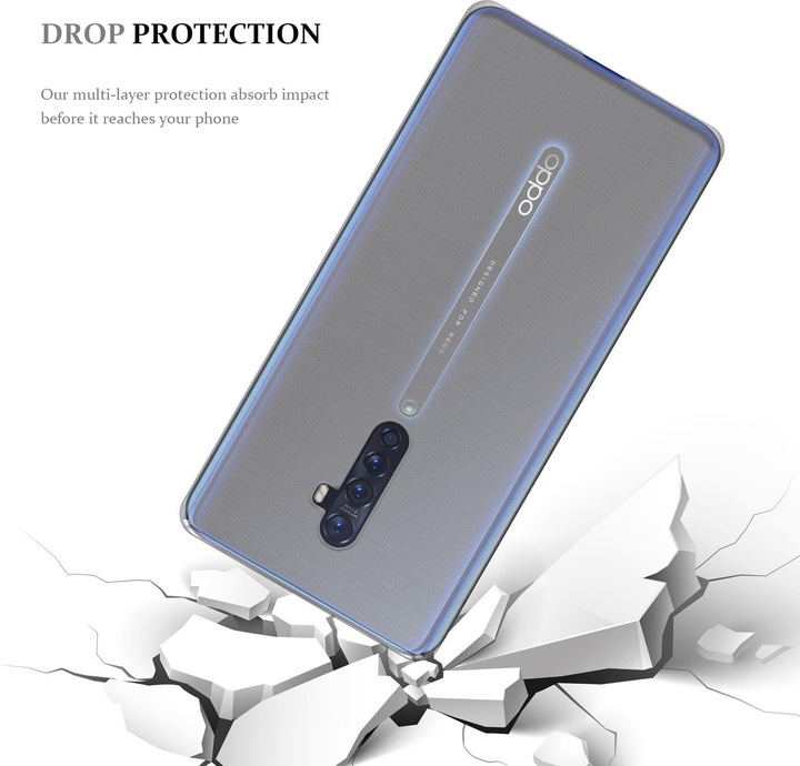Produktbild Cadorabo TPU Ultra Slim AIR Cover (Oppo Reno 2)