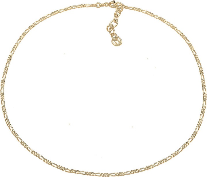 Produktbild Elli Halskette Choker Figaro Basic Blogger 925 Sterling Silber (925er Sterling Silber, 46 cm)