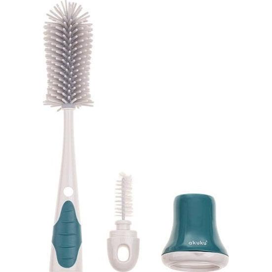 Akuku, Accessori per biberon, Szczotka silikonowa z podstawką A0511