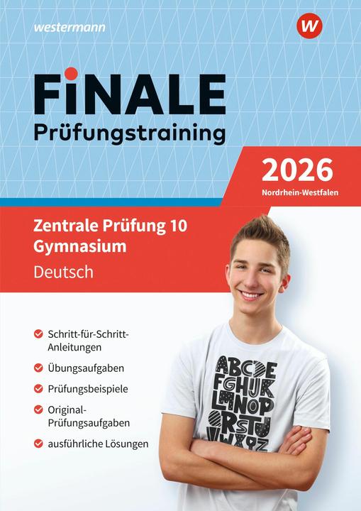 Produktbild FiNALE Prfungstraining Zentrale Prfung 10. Gymnasium Nordrhein-Westfalen. Deutsch 2026 (Deutsch, Andrea Heinrichs, Martina Wolff, 2025)