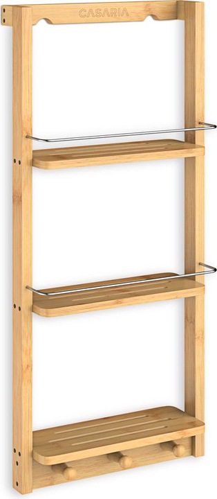 Casaria Étagère de douche (70 x 28.5 x 10 cm)