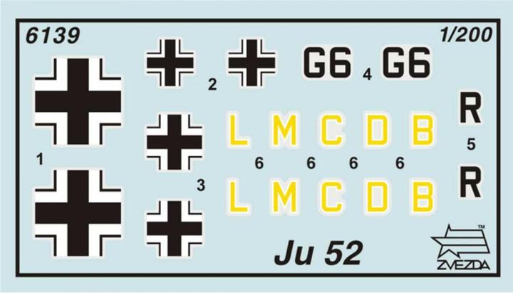 Image du produit Tamiya 1:200 WWII Avion de transport Ju-52