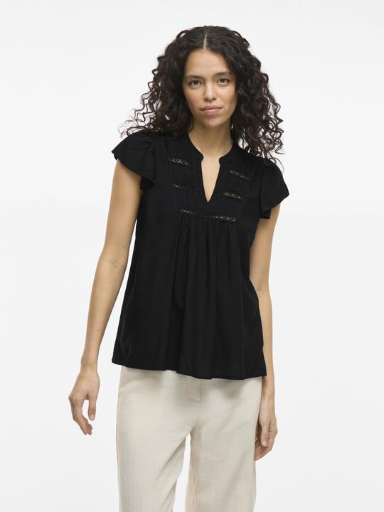 Actual product image Vila VIVISIA V-Ausschnitt Oberteil mit angeschnittenen Ärmeln (38)