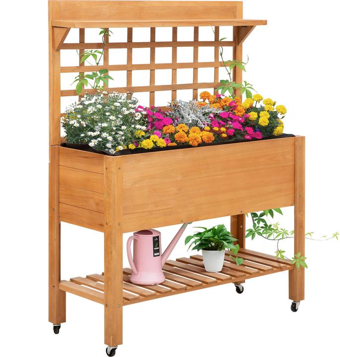 Produktbild Outsunny Gärtnertisch mit Rollen