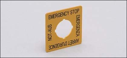 Produktbild ifm Electronic Not-Aus-Schild