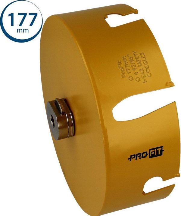 Image du produit Pro-Fit ProFit Multi Purpose HM hulsav med adapter, 177 mm (177 millimètres)