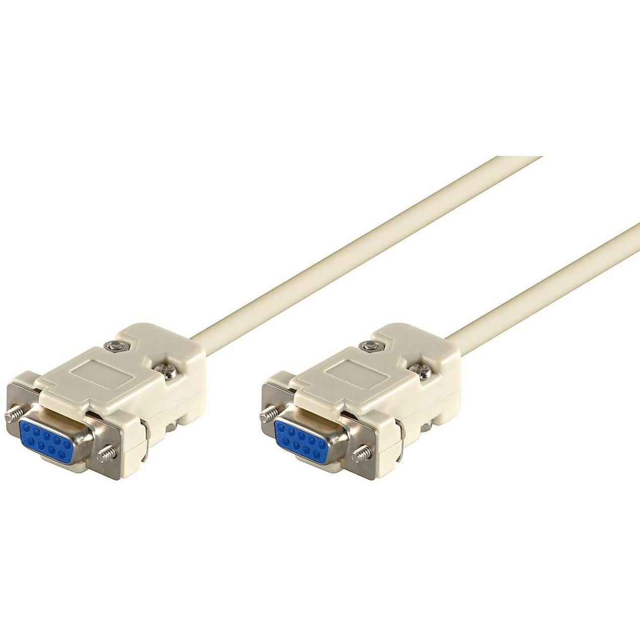 MicroConnect Nullmodemkabel (1.80 m), Schnittstellenkabel