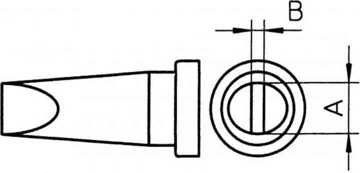 Produktbild Weller Erem Lötspitze LT-D 4 6mm WSP80/FE75 (Lötspitze)