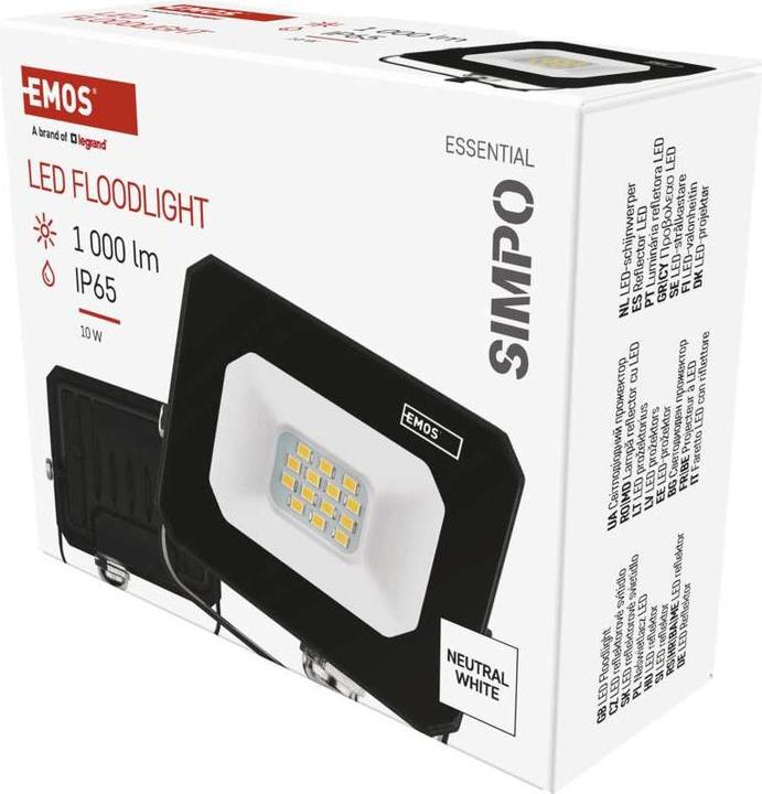 Produktbild Emos LED reflektor SIMPO 10 W neutralweiss (1000 lm)