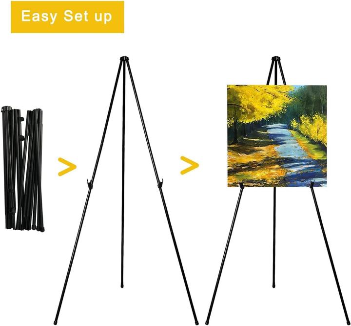 Image du produit Vaiigo Verstellbare Staffelei, 168 cm hoch, klappbar