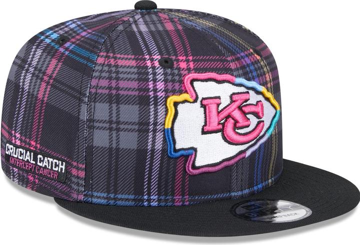 Actual product image New Era Kansas City Chiefs Crucial Catch 9Fifty Snapback Cap (One size)