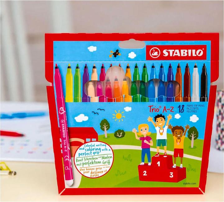 Produktbild STABILO Trio A-Z (18x)