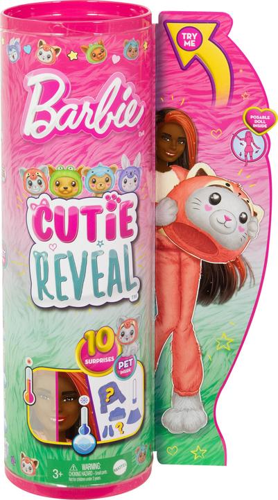 Actual product image Barbie Cutie Reveal kitten panda doll