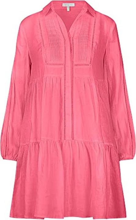 Mint & Mia Gewebtes Kleid mit Kragen, Knopfleiste und Biesenverzierung (42)