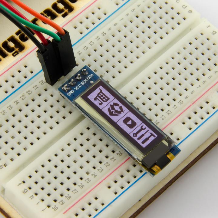 Produktbild Purecrea OLED Display Weiss I2c 128x32 0.91’’