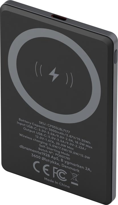 Actual product image dbramante1928 re-charge (5000 mAh, 20 W, 19.35 Wh)
