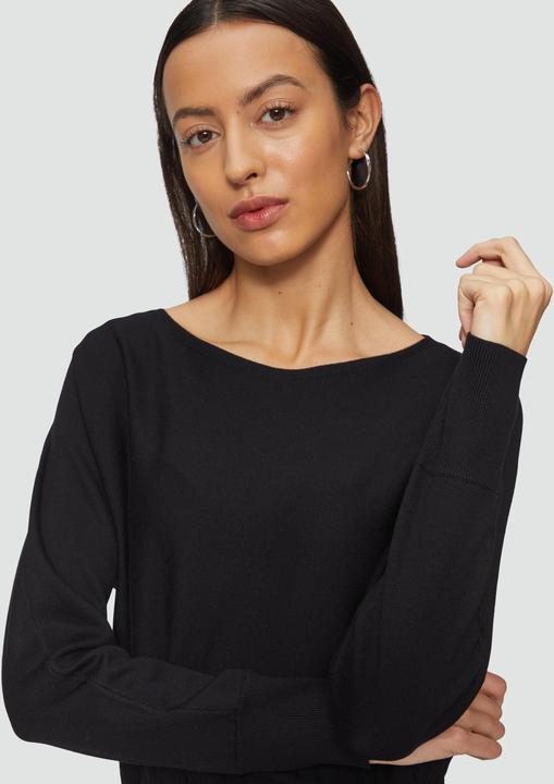 Produktbild s.Oliver Strickpullover Strickpullover mit Strukturmuster am Saum (40)