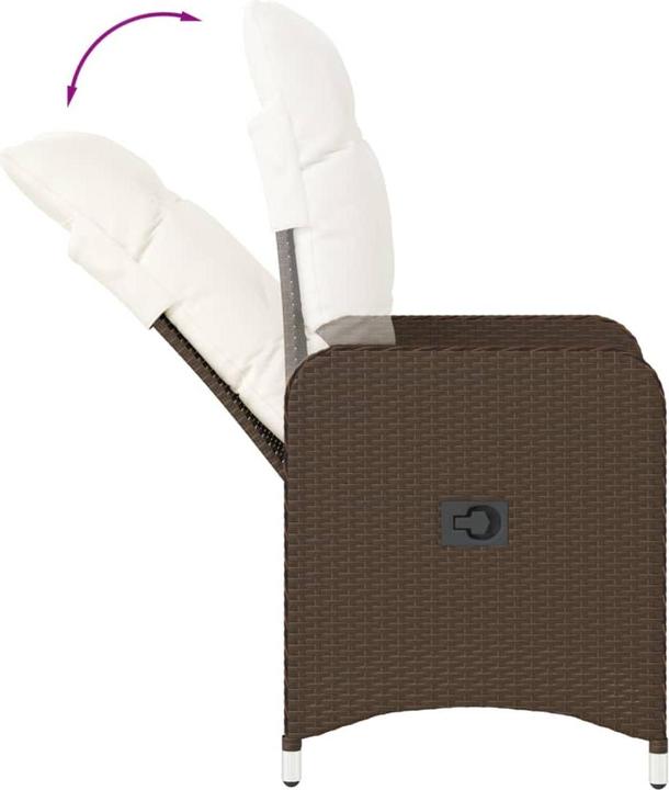 Produktbild vidaXL Gartensessel verstellbar