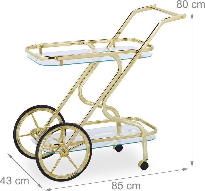Actual product image Relaxdays Serving trolley