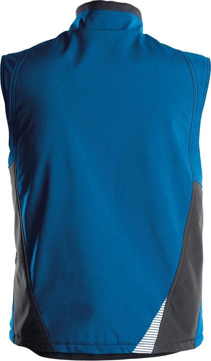 Actual product image Dassy Fusion softshell waistcoat azure blue/anthracite grey size 2XL (XXL)