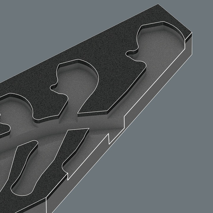 Actual product image Wera 9732 Foam insert 6004 Joker set 1 (24 mm, 7 mm)