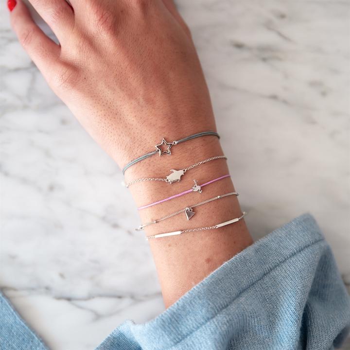 Immagine prodotto Glanzstücke München Pinguino da donna in argento Sterling 17,0 cm Lunghezza base + 3,0 cm Estensione - 10170 (17 cm, Argento)